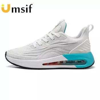 Новые мужские дышащие кроссовки с сеткой, теннисная обувь высшего качества, легкая повседневная обувь для бега с мягкой подошвой 39 белый