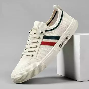 Новые мужские дышащие удобные кроссовки для тренировок в помещении с мягкими легкими кроссовками из сетки, модные минималистичные кроссовки для бега 39 бежевый