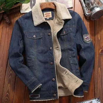 Новые мужские джинсы с хлопковой подкладкой и кашемиром в корейском стиле, повседневные, теплые, с лацканами, с хлопковой подкладкой 3226 S