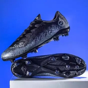 Новые мужские и женские футбольные бутсы с низким верхом для чемпионата мира 2025 года, тренировочные, с длинным ногтем, со сломанным ногтем, спортивная обувь 35 золотой