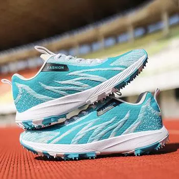 Новые мужские и женские короткие кроссовки для бега с высококачественным покрытием против скольжения для быстрых беговых кроссовок для молодежи, тренировочных прыжковых кроссовок 35