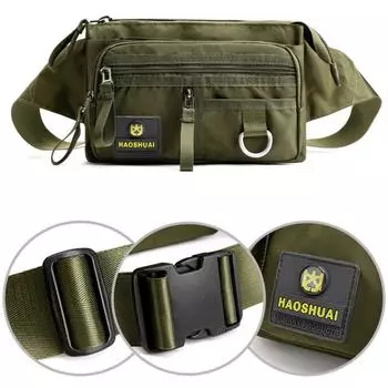 Новые мужские и женские кошельки большой вместимости с многоуровневыми карманами-противокражами армия зеленый