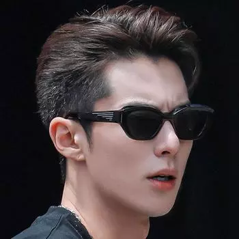 Новые мужские и женские солнцезащитные очки с защитой от ультрафиолета, модные индивидуальные ретро-хип-хоп, простые солнцезащитные очки для вождения на улице, вогнутой формы, маленькие солнцезащитные очки в оправе