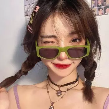 Новые мужские и женские солнцезащитные треугольные очки с защитой от ультрафиолета, модные персонализированные классические ретро солнцезащитные очки в стиле хип-хоп для вечеринок, пляжных вождения, велоспорта