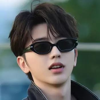 Новые мужские и женские треугольные очки в оправе от солнца с защитой от ультрафиолета, модные индивидуальные солнцезащитные очки в ретро-стиле в стиле хип-хоп для вождения, пляжного подиума, солнцезащитные очки в маленькой оправе