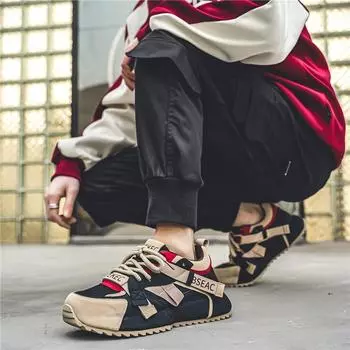 Новые мужские классические модные низкие кеды для скейтбординга на толстой подошве, дышащая обувь для студентов, трендовые удобные кроссовки для спортзала на мягкой подошве для мальчиков 39 оранжевый/белый