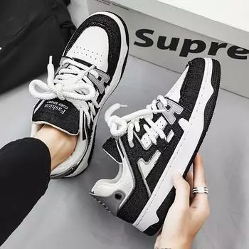 Новые мужские классические модные низкие кроссовки для скейтбординга, удобные баскетбольные кроссовки с мягкой подошвой, кроссовки 39 зелёный