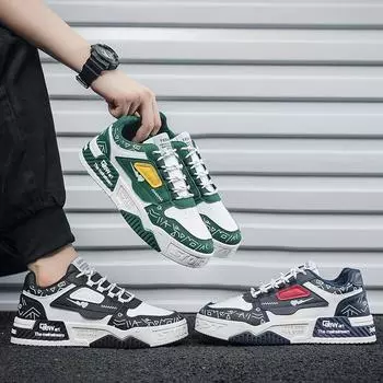 Новые мужские классические модные низкие кроссовки для скейтбординга на толстой подошве, удобные кроссовки для баскетбола на мягкой подошве 39 синий