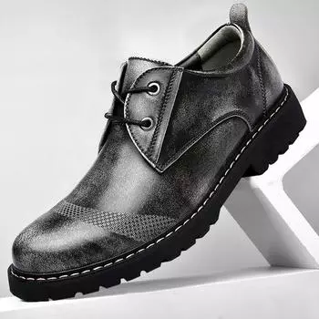 Новые мужские кожаные низкие ботинки martin 38