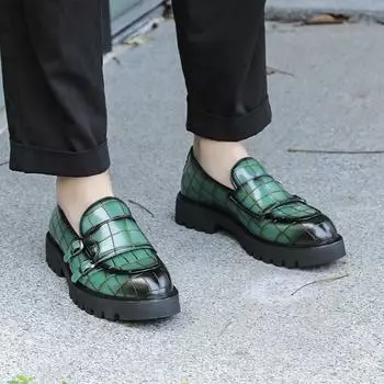 Новые мужские кожаные туфли. Модные. Разнообразие цветов и универсальный стиль. Обувь для вечеринок, свадеб, активного отдыха, прогулок, большой размер 48. 38 чёрный