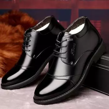 Новые мужские кожаные зимние ботинки ручной работы, высококачественные теплые зимние мужские ботинки, ботильоны для мужчин, деловая обувь для мужчин 2024 9.5 коричневый