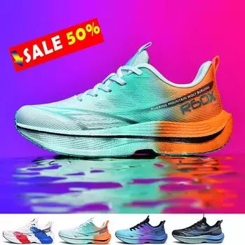 Новые мужские кроссовки для активного отдыха, мягкая подошва, сетчатая спортивная обувь, кроссовки, легкие нескользящие повседневные теннисные туфли для пар, большой размер 47 48 39 фиолетовый