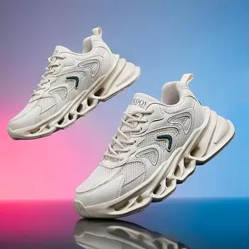 Новые мужские кроссовки для бега, спортивные, на платформе, мягкие, высокого качества, удобные, дышащие, амортизирующие, уличные кроссовки для мужчин 39