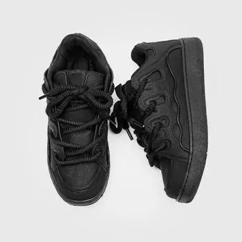 Новые мужские кроссовки для скейтбординга Bread Retro National Trend Sport Shoes Wind Board Women Sneaker Shoes для женщин Chaussure Homme 36 чёрный