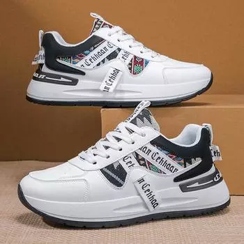 Новые мужские кроссовки для скейтбординга, летние кроссовки из кожи, повседневная модная трендовая обувь для бега на открытом воздухе, для походов, тенниса 39