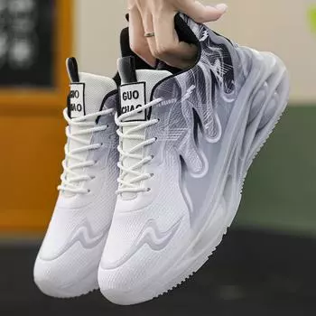 Новые мужские кроссовки, дышащие, повседневные, осенние, белые, кроссовки, легкая, мягкая, спортивная обувь для мужчин, большой размер 39-46 39