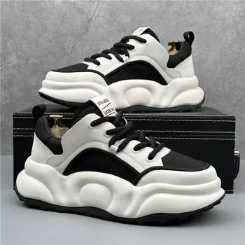 Новые мужские кроссовки, модная дизайнерская повседневная обувь для активного отдыха, удобные кроссовки для мужчин, кроссовки на платформе со шнуровкой, теннисные туфли для мужчин 38