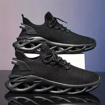 Новые мужские кроссовки на шнуровке, дышащие, для бега, повседневные, для ходьбы, отдыха, модные, удобные кроссовки Blade 39 белый