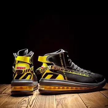 Новые мужские кроссовки на воздушной подушке, модные дышащие прогулочные туфли, повседневные легкие кроссовки, амортизирующие спортивные кроссовки для мужчин 45 белый