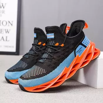 Новые мужские кроссовки повседневные низкие мужские туфли модные дышащие спортивные плоские легкие туфли для мужчин беговая одежда трендовые мужские кроссовки для спортзала 39