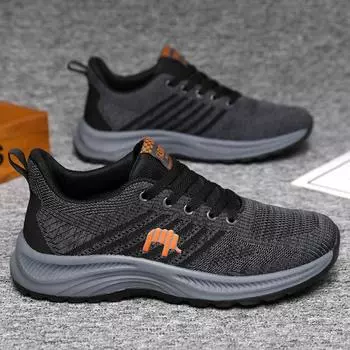 Новые мужские кроссовки с мягкой подошвой, сетчатые, дышащие, кроссовки, не боящиеся холода, модная универсальная повседневная обувь, модная обувь 39