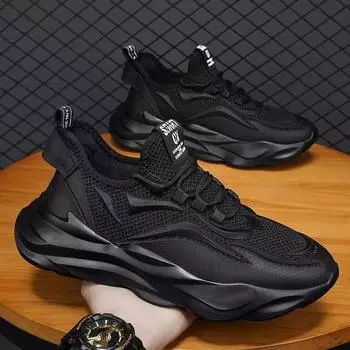 Новые мужские кроссовки сетчатые дышащие повседневные туфли легкие кроссовки на платформе для мужчин кроссовки для тренировок на открытом воздухе теннисные туфли мужские 39