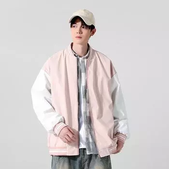 Новые мужские куртки для активного отдыха, универсальные куртки для пар, мужские корейские повседневные куртки, весенняя и осенняя модная бейсбольная форма S