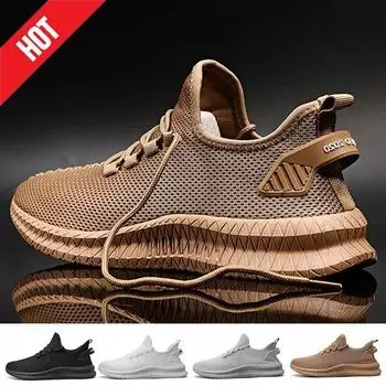 Новые мужские легкие кроссовки, повседневные сетчатые кроссовки для мужчин, дышащие тренировочные теннисные туфли Schuhe Herren Zapatillas Hombre 39 белый