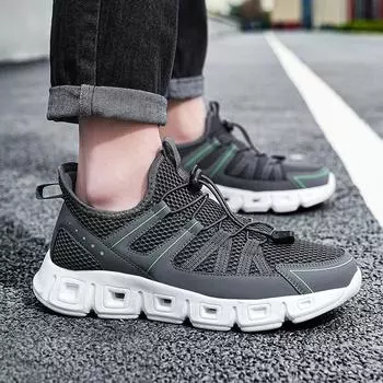 Новые мужские летние сетчатые кроссовки с мягкой подошвой, нескользящие, дышащие, легкие, большого размера, кроссовки для бега, бесплатная доставка, кроссовки Creek Tracing 39