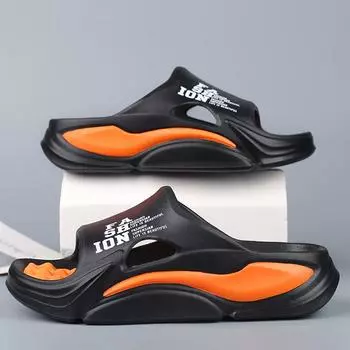 Новые мужские массажные тапочки для дома и отдыха на природе сандалии пляжная повседневная обувь удобные шлепанцы мужские шлепанцы мужские и женские домашние тапочки 36-37