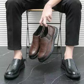 Новые мужские модельные кожаные туфли, роскошные модные свадебные туфли для жениха, мужские туфли-броги в английском стиле 38 коричневый