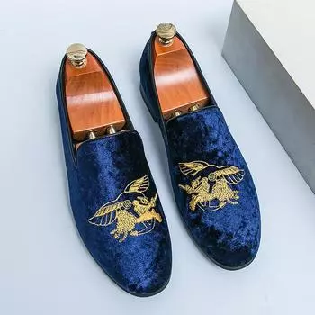 Новые мужские модельные туфли, роскошные модные свадебные туфли для жениха, мужские повседневные туфли на плоской подошве в английском стиле 38 чёрный