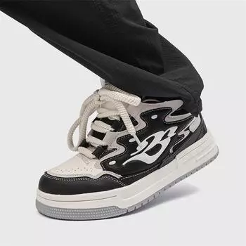 Новые мужские модные баскетбольные кроссовки, дышащая спортивная обувь, теннисные кроссовки 39 белый