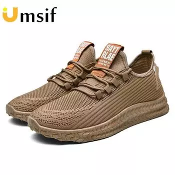 Новые мужские модные кроссовки, сетчатые дышащие студенческие кроссовки, нескользящая уличная спортивная обувь 39 чёрный