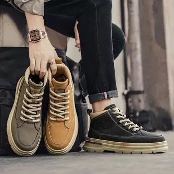 Новые мужские модные низкие дышащие кроссовки для скейтбординга для студентов, мальчиков, трендовые спортивные повседневные кроссовки с мягкой подошвой 39 хаки