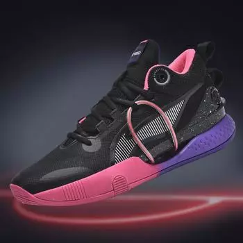 Новые мужские модные высококачественные баскетбольные кроссовки, дышащая спортивная обувь, теннисные кроссовки 36 чёрный