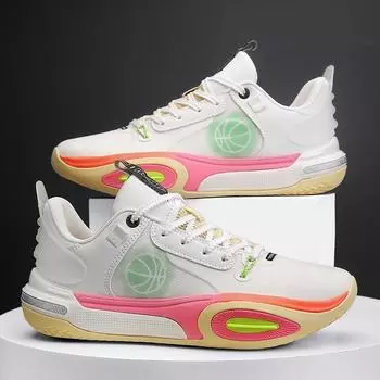 Новые мужские модные высококачественные баскетбольные кроссовки, дышащая спортивная обувь, теннисные кроссовки 36