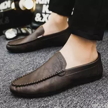 Новые мужские мокасины весна лето удобная повседневная обувь мужские мокасины обувь для мужчин удобная обувь брендовые модные мокасины на плоской подошве 39