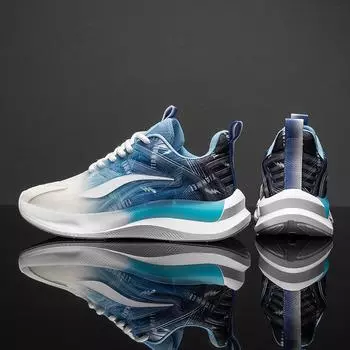 Новые мужские мягкие дышащие спортивные туфли мужские сетчатые повседневные туфли мужские кроссовки с амортизацией противоскользящие популярные низкие кроссовки 39