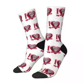 Новые мужские носки Honkai Star Rail I Love My Girlfriend Sock Game Anime Высококачественные женские чулки Весна Лето Осень Зима One Size