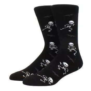 Новые мужские носки на осень-зиму на Хэллоуин, забавные носки с изображением черепа, инопланетянина, тыквы, монстра, летучей мыши, девушки EUR 39-46 US 7.5-12