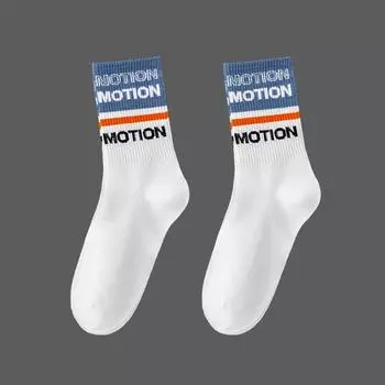 Новые мужские носки Смешные мужские носки до середины голени Харадзюку Хип-хоп Толстые хлопковые носки Женские Новинка Мультяшные носки Носки из гребенного хлопка One Size