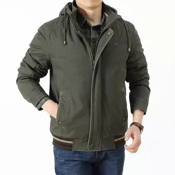 Новые мужские осенние и зимние хлопковые пальто для молодых и средних мужчин, свободные большие размеры, мужские повседневные свободные модные хлопковые пальто M