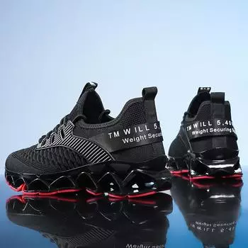 Новые мужские осенние кроссовки для бега на платформе Tenis Masculino с мягкой подошвой, дышащие повседневные кроссовки Trend Mesh Shoes 2024 39