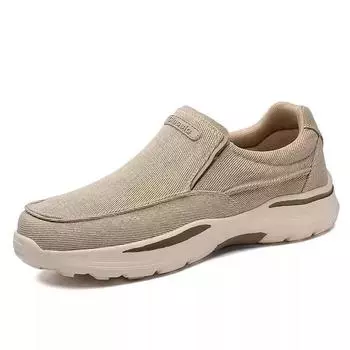 Новые мужские парусиновые туфли, модная мужская повседневная обувь, легкие нескользящие мокасины, вымытые джинсовые плоские уличные кроссовки, вулканизированная обувь 39 серый