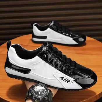 Новые мужские повседневные кожаные туфли Four Seasons, модная обувь, кроссовки, кроссовки 39 белый