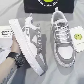 Новые мужские повседневные кроссовки сетчатые модные туфли на шнуровке для скейтборда студенческие удобные кроссовки мужские вулканизированные туфли Tenis Masculino 39