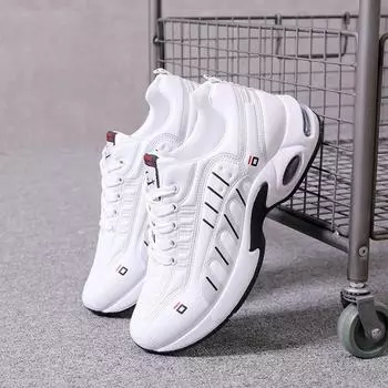Новые мужские повседневные спортивные кроссовки, кроссовки с воздушной подушкой, кожаный ремешок 39