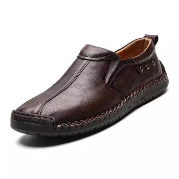 Новые мужские повседневные туфли из натуральной кожи, роскошные брендовые мужские мокасины на плоской подошве, дышащие, черные туфли для вождения, размер плюс 44 38 синий