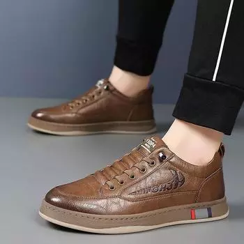 Новые мужские повседневные туфли, кроссовки ручной работы, кроссовки для бега на открытом воздухе для мужчин, высококачественные теннисные туфли Masculino из итальянской натуральной кожи 38 чёрный